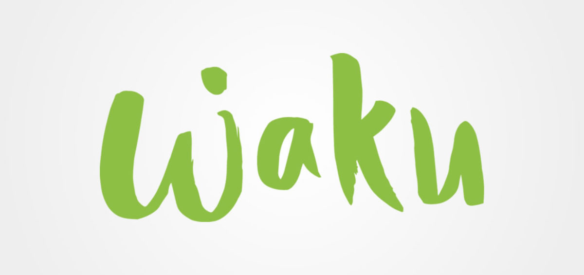 diseño logo waku